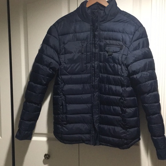 Kangol Double Zip Button Collar Wind Breaker Coat - Picture 1 of 12